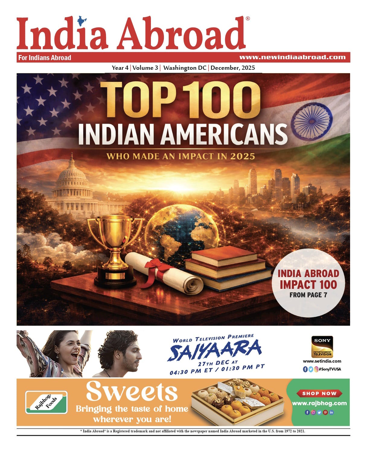  India Abroad Impact 100