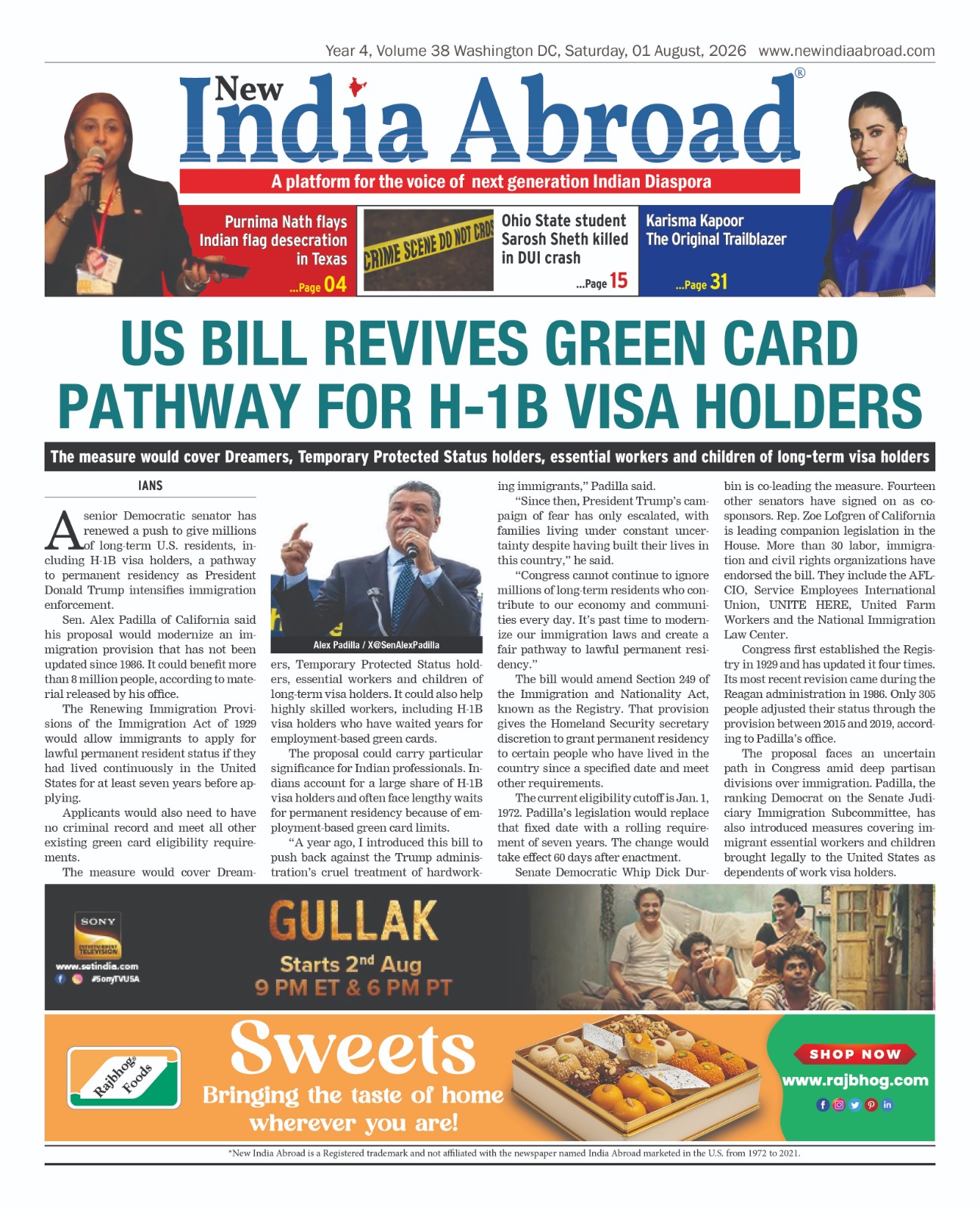 US Bill Revives Green Card Pathway for H-1B Visa Holders